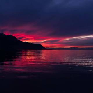 Sunset iPhone X wallpaper