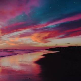 Sunset iPhone X wallpaper