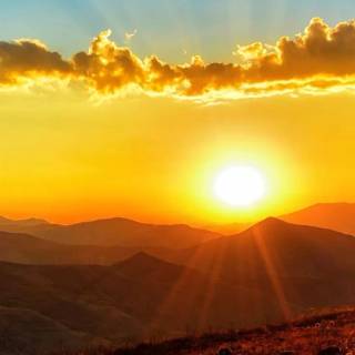 Sunset iPhone X wallpaper