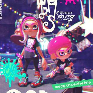 Splatoon 2 iPhone wallpaper