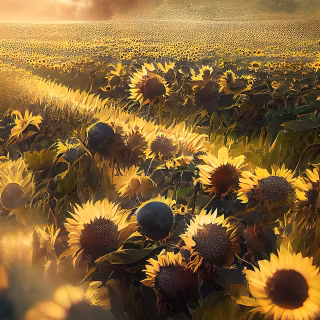 Sunflowers wallpaper