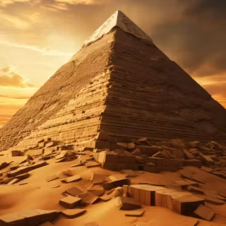 iPhone style pyramid wallpaper