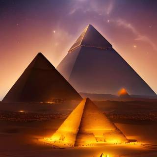 iPhone style pyramid wallpaper