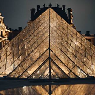 iPhone style pyramid wallpaper