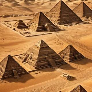 iPhone style pyramid wallpaper