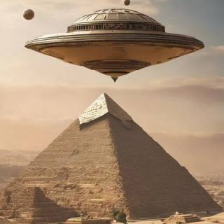 iPhone style pyramid wallpaper