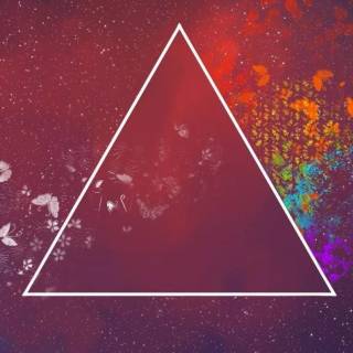 iPhone style pyramid wallpaper