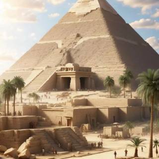 iPhone style pyramid wallpaper