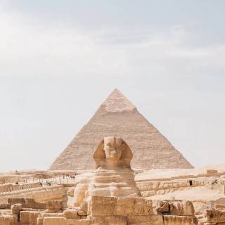 iPhone style pyramid wallpaper