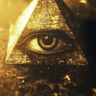 iPhone style pyramid wallpaper