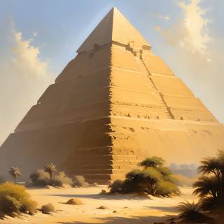 iPhone style pyramid wallpaper