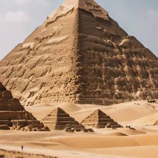 iPhone style pyramid wallpaper