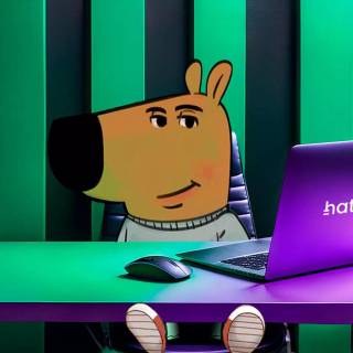 Just A Chill Guy desktop wallpaper