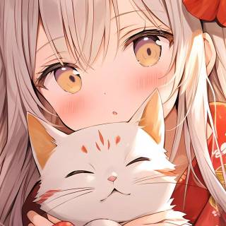 Anime girl cat 1920x1080 wallpaper