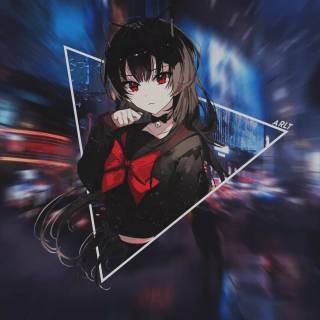 Anime girl cat 1920x1080 wallpaper