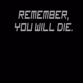 Death minimal wallpaper