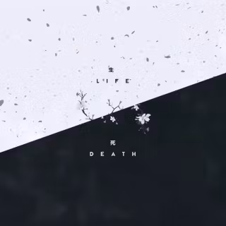 Death minimal wallpaper