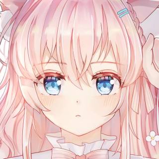 Pink anime girl 1920x1080 wallpaper