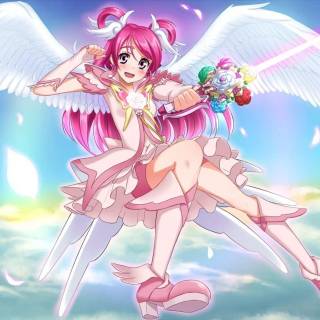 Pink anime girl 1920x1080 wallpaper