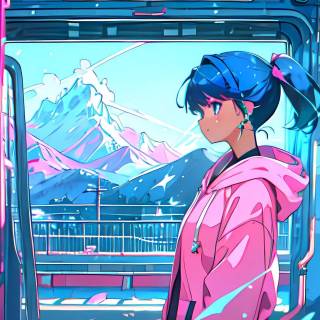 Pink anime girl 1920x1080 wallpaper