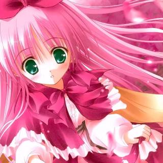 Pink anime girl 1920x1080 wallpaper