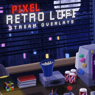 Lofi retro banner wallpaper