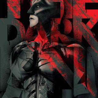 Batman red iPhone wallpaper