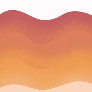 Orange waves wallpaper