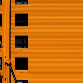 4k minimalist orange wallpaper