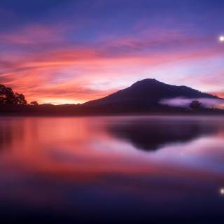 4k red sky wallpaper