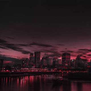 4k red sky wallpaper