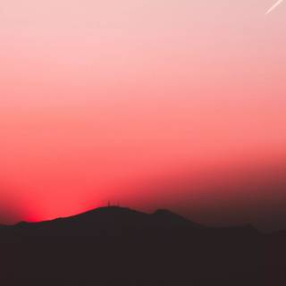 4k red sky wallpaper
