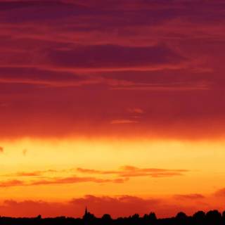 4k red sky wallpaper