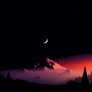 Dark night phone wallpaper