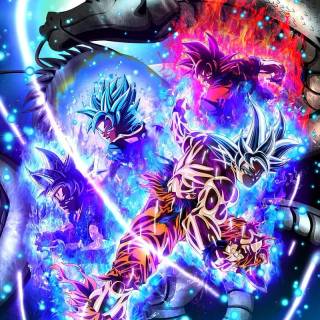 Goku and Vegeta mobile wallpaper