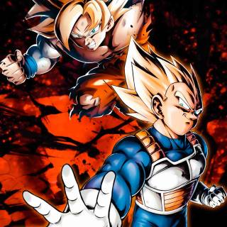 4k Goku and Vegeta wallpaper
