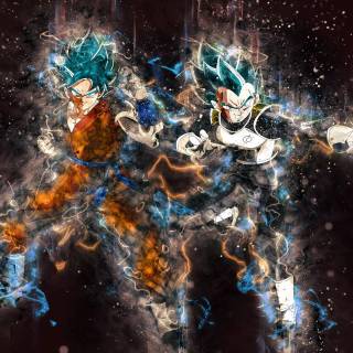 4k Goku and Vegeta wallpaper