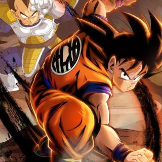 Goku and Vegeta manga wallpaper