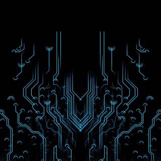 Dark tech phone wallpaper