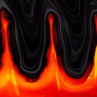 4k black and orange wallpaper