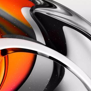 4k black and orange wallpaper