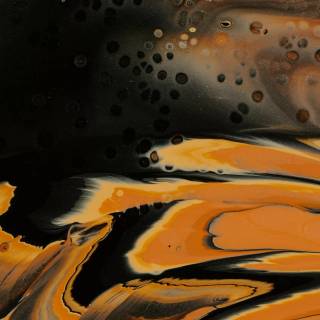 4k black and orange wallpaper