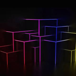 4k neon lights wallpaper