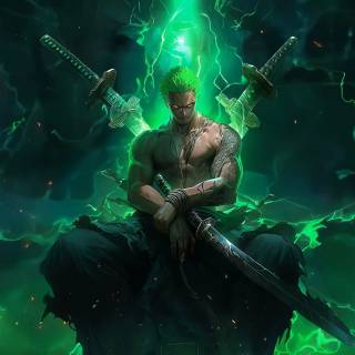 4k anime Zoro wallpaper