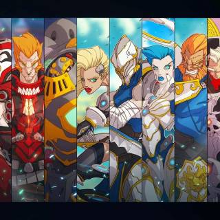 Multiple anime wallpaper