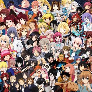 4k anime collage wallpaper