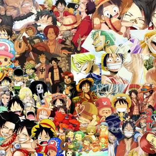 4k anime collage wallpaper
