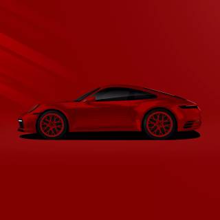 4k minimal car wallpaper