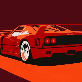 4k minimal car wallpaper