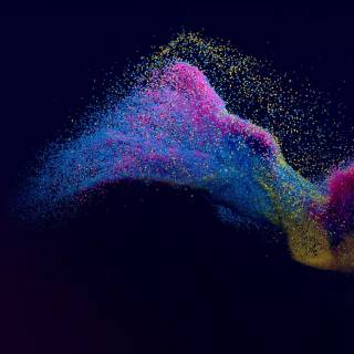 4k particles wallpaper